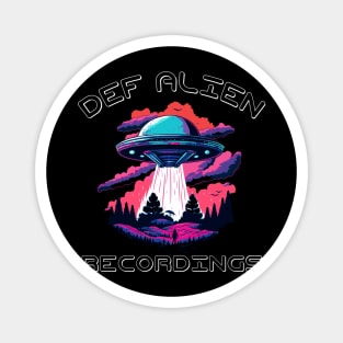 DEF ALIEN INVASION RETRO Logo 2 Magnet